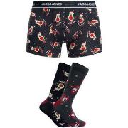 Boxers Jack &amp; Jones Kerst Avocado Trunks 2 Pack Sokken Geschenkdoo...