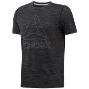 T-shirt Korte Mouw Reebok Sport Marble Group