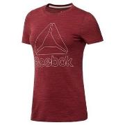 T-shirt Korte Mouw Reebok Sport EL Marble Logo Tee