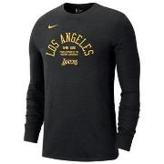 T-shirt Korte Mouw Nike Nba Los Angeles Lakers Courtside