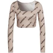 T-shirt Korte Mouw adidas Ls Cr Top