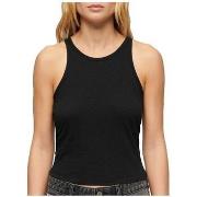 Top Superdry Débardeur froncé sans manches