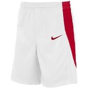 Korte Broek Nike Short Team Stock Blanc pour basketball