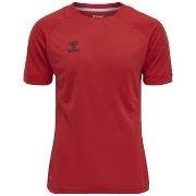 T-shirt Korte Mouw hummel T-shirt hmlLEAD rouge