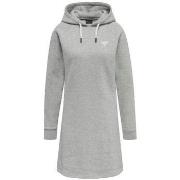 Korte Jurk hummel Robe sweat à capuche gris