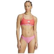 Bikini adidas Maillot de bain 2 pièces colorblock rose