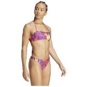 Bikini adidas Maillot de bain 2 pièces x FARM Rio bandeau rose
