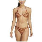 Bikini adidas Maillot de bain 2 pièces x FARM Rio marron