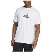 T-shirt Korte Mouw adidas T-shirt House Of Tiro Nations blanc