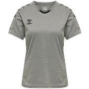 T-shirt Korte Mouw hummel T-shirt Core XK Poly Jersey gris