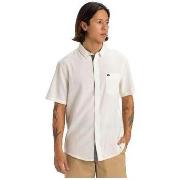 Overhemd Korte Mouw Quiksilver Chemise manches courtes Time Box blanch...