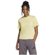 T-shirt Korte Mouw adidas T-shirt Z.N.E manches courtes jaune