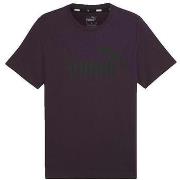 T-shirt Korte Mouw Puma T-shirt Essential Logo Violet