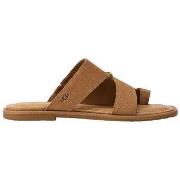Slippers UGG Sandales Matira en daim marron