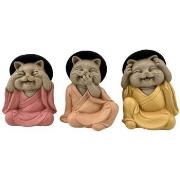 Beeldjes Signes Grimalt Boeddha Kat Ziet-Hoort-Spreekt Niet