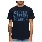 T-shirt Korte Mouw Superdry T-shirt Copper Label Workwear