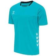 T-shirt Korte Mouw hummel T-shirt HMLREFEREE CHEVRON JERSEY S/S