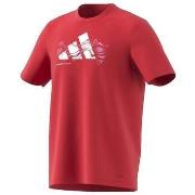 T-shirt Korte Mouw adidas T-shirt Logo Heat Graphic manches courtes