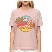 T-shirt Korte Mouw Superdry T-shirt LA Graphic