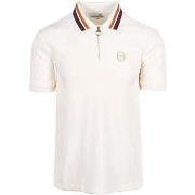 Polo Shirt Korte Mouw Sergio Tacchini Mahony Velour Zip Polo Shirt Gar...