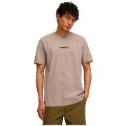 T-shirt Korte Mouw Superdry T-shirt Micro Logo Graphic ample