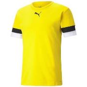 T-shirt Korte Mouw Puma Maillot Teamrisey Jaune