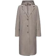 Mantel Street One Long Revers Coat w. RemovablePadded Insert 202124