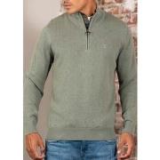 Trui Barbour Cotton half zip knitted jumper