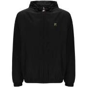 Windjack Fila Ian Full Zip Hooded Jacket Black
