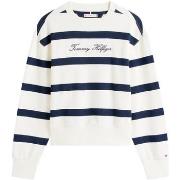 Sweater Tommy Hilfiger SCRIPT REG PIQUE SWT WW0WW45743