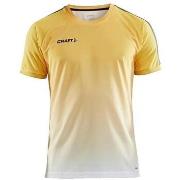 T-shirt Korte Mouw Craft T-shirt Pro Control Fade Jaune