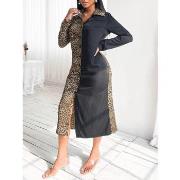 Jurk Parisian Royal Luxe Tiger Print Jurk