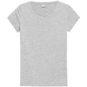 T-shirt Korte Mouw 4F SS23TTSHF580CHODNYJASNYSZARY