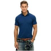 Polo Shirt Korte Mouw Superdry Polo City Pique manches courtes bleu