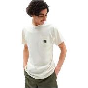 T-shirt Korte Mouw Vans T-shirt Woven Patch Pocket beige