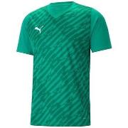 T-shirt Korte Mouw Puma T-shirt Teamultimate ajusté vert