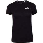 T-shirt Korte Mouw Puma Essentials Embroidery Tee