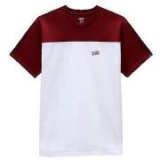 T-shirt Korte Mouw Vans T-shirt Script Crew Bordeaux