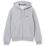 Sweater Lacoste Full Zip Fleece Hoodie - Grey Melange