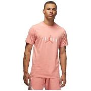 T-shirt Korte Mouw Nike T-shirt Jordan Air Rose Homme