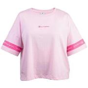 T-shirt Korte Mouw Champion T-shirt manches courtes rose