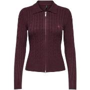 Vest Only KATIA LS CABLE ZIP POLO CARDIG CC KNT 15360577