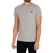 T-shirt Korte Mouw Timberland Dun River slim T-shirt met ronde hals