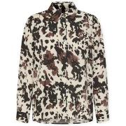 Overhemd Lange Mouw Only Nova Life Vis Shirt - Chocolate Lab