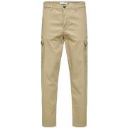 Broeken Selected Slim Tapered Wick 172 Cargo Pants - Chinchilla