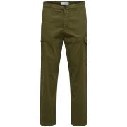 Broeken Selected Noos Slim Tapered Wick Cargo Pants - Winter Moss