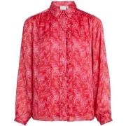 Blouse Vila Shirt Layla Vie L/S - Pink Yarrow