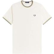 Polo Shirt Korte Mouw Fred Perry Fp Twin Tipped T-Shirt