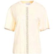 T-shirt Korte Mouw Isabelle Blanche -