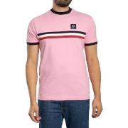 T-shirt Korte Mouw Trojan T-shirt met strepen aan de voorkant